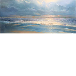 Branding in Backlight | beach-sea painting by Janhendrik Dolsma now for sale online! ✓Highest quality & service ✓Safe payment ✓Free shipping